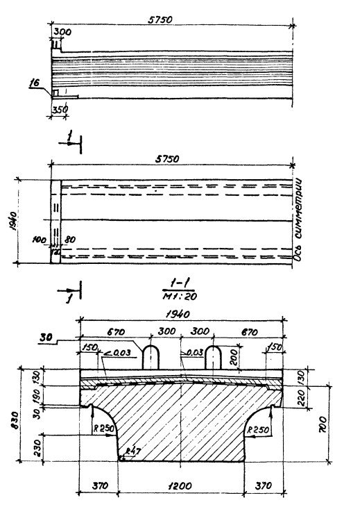 Балка ребристая БПД115-М Серия 3.501.1-146