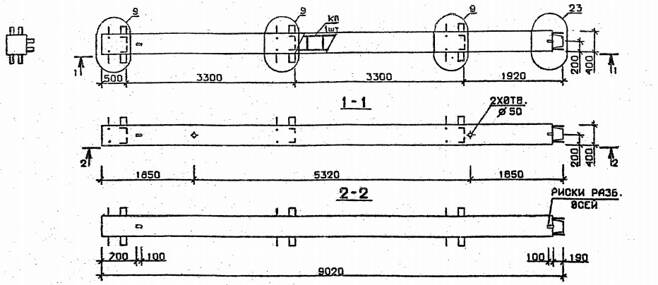 Колонна 3КВ 33.90-5-с Серия 1.020.1-2с/89